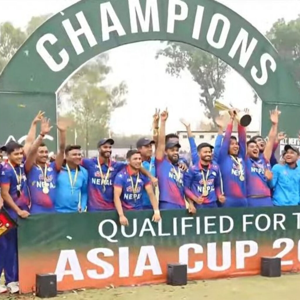 Nepal won ACC Premier Cup final and qualified for Asia Cup 2023. Joining India, Pakistan Group