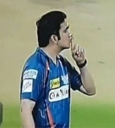 Virat Kohli blows kisses to the crowd and tells the Lucknow fans to cheer for RCB after Gautam Gambhir's viral gesture at Chinnaswamy.